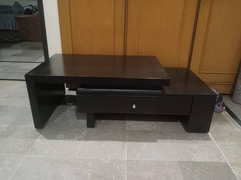 solid wood center table 0