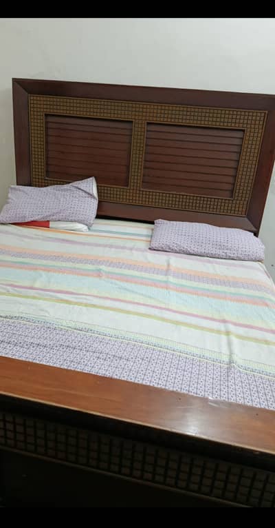 Used but strong and wooden. High quality which can last for years.