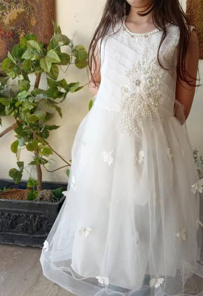white fairy frock