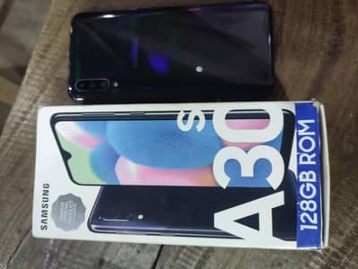 Samsung Galaxy a30s with box 4/128 contact 03366837312