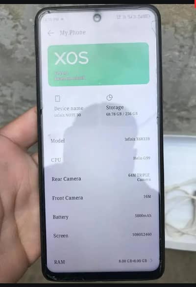 infinix note 30 (8gb) (256gb)