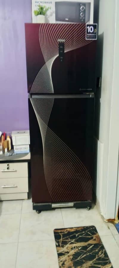 Haier Glass door refrigerator for sale