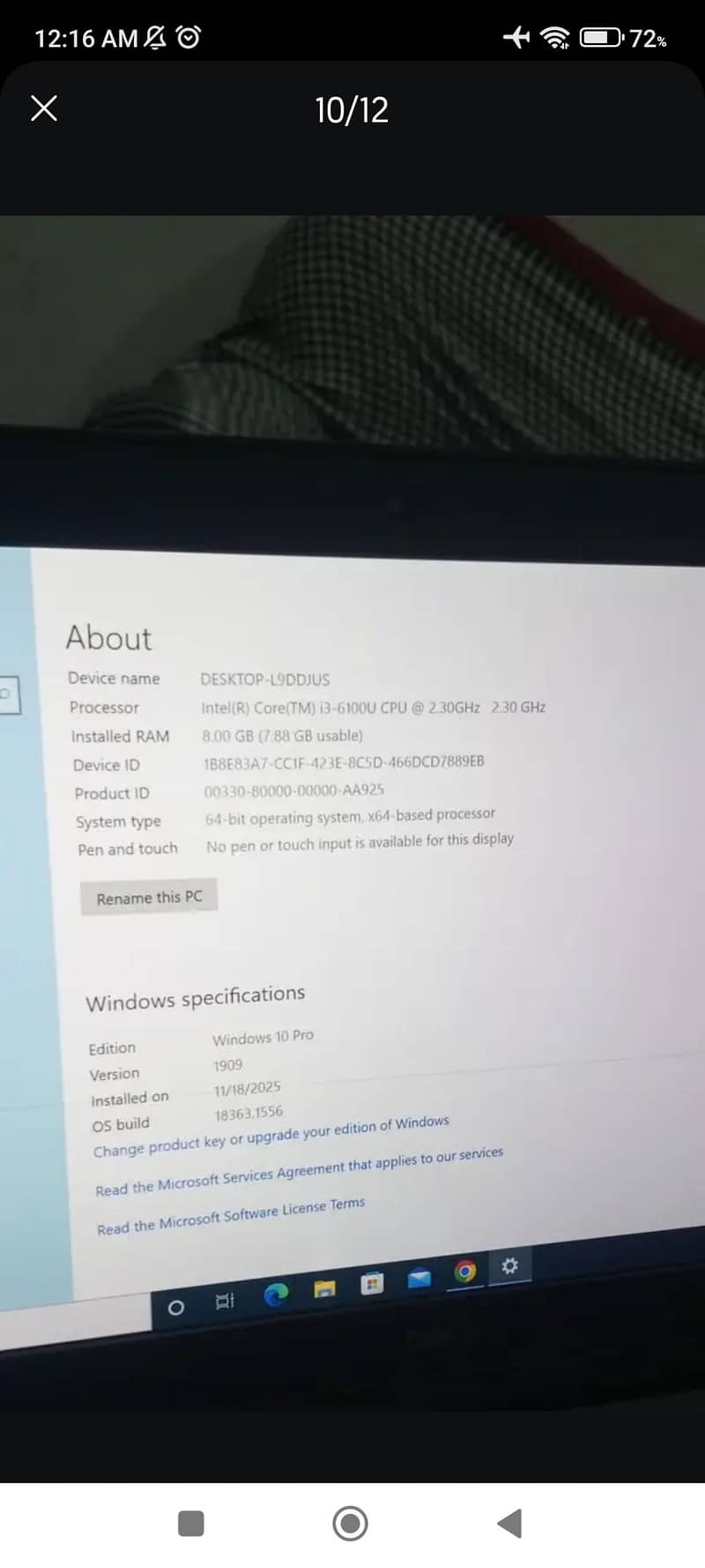 Dell i3 6th generation 3