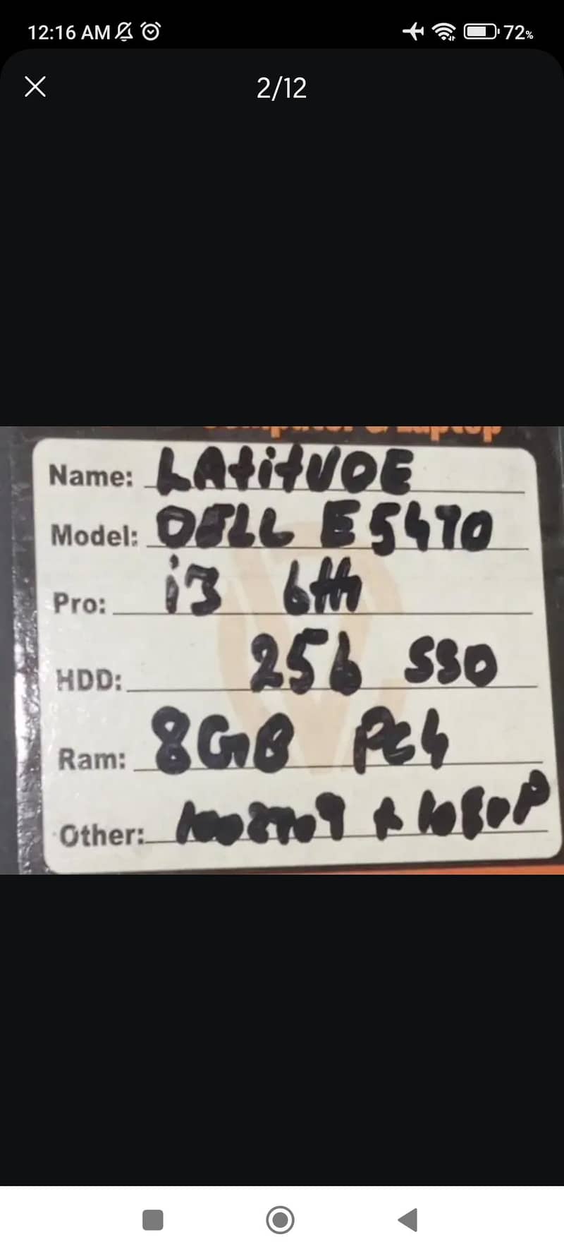 Dell i3 6th generation 10