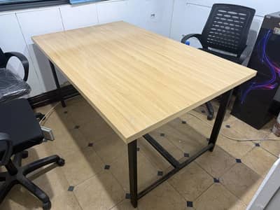 Office Tables - Just Like New 4 people sitting