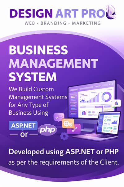 We will can create a management system for any type of business