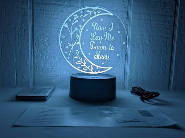 Customized Acrylic LED Night Lamp | Name / Photo / Logo