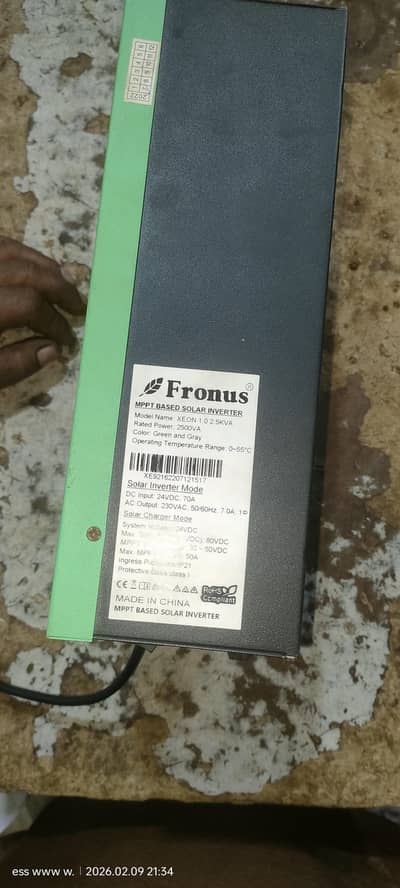 fronus 2.5klw hybrid inverter 03043837661 what's ap num