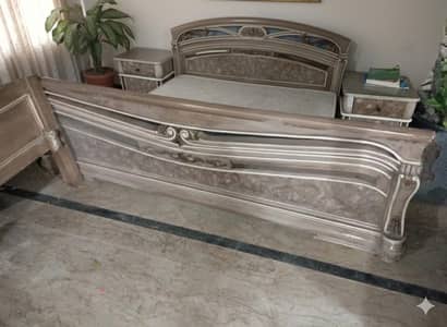 DOUBLE BED FOR SALE original wood