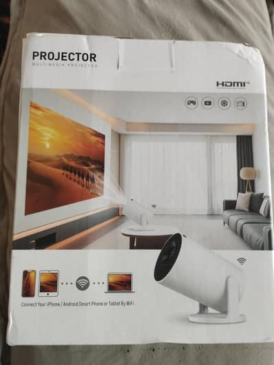Hy300pro+ projector 4k android new box pack