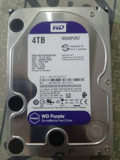 4Tb Western Digital Hard drive