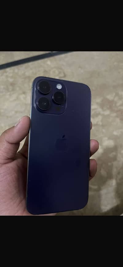 Apple 14promax 256 pta approved 98% battery health water pack phone