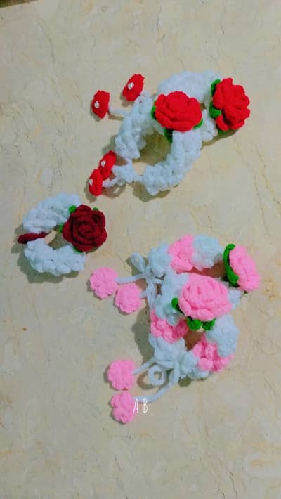 Crochet Flower gajra