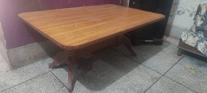 Solid Wooden Center / Dining Table – Heavy & Durable