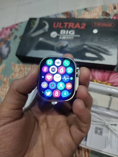 Ultra2 BIG Smart Watch T10 | 2.2 Big Display | Box Pack | Single Strap