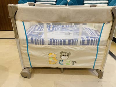 Baby COT (foldable with tires)