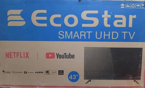 ecostar 42"smart led tv just new not usedi