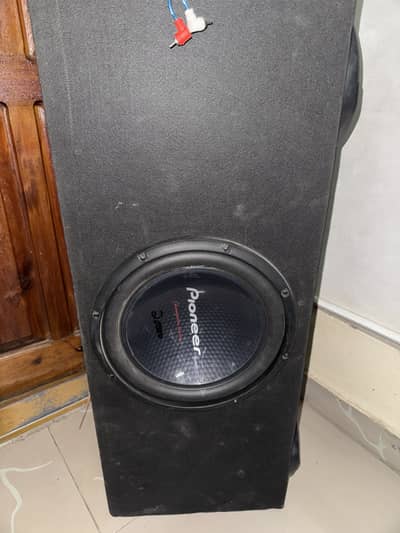 Car speaker amplifier and double speaker with box