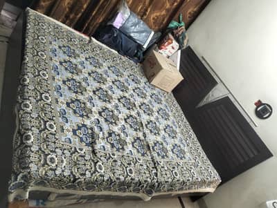 King size bed with mattress