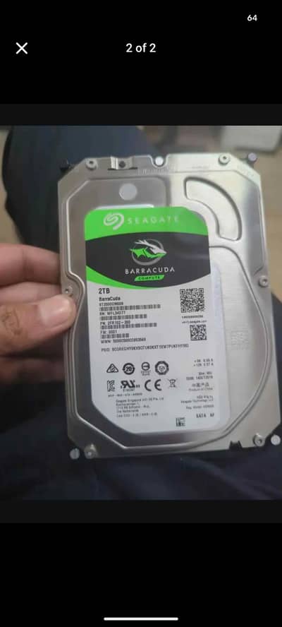 Seagate external hard drive 2TB