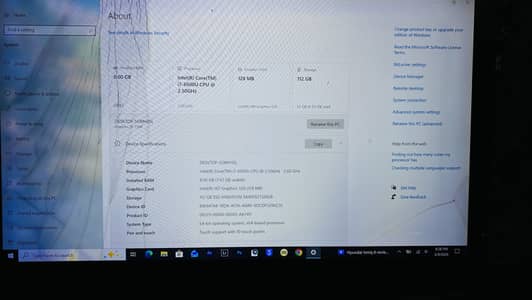 Dell Laptop core i7-6th Generation