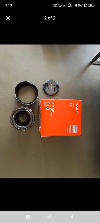 sony 35mm f1.8 lens full frame e mount for all sony full frames bodies