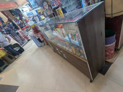 Wooden & Glass Showcase for shop