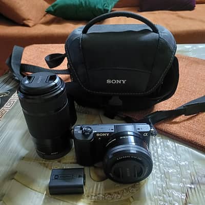 Sony Alpha a5100 Mirrorless Camera with 2 Lenses for Sale