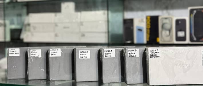 Apple Watch Ultra 3 49mm Box Pack Non Active With blue Ocean Band