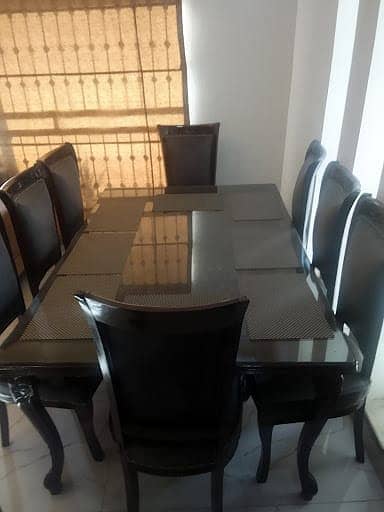 Indian Rose wood (sheesham) dining table set