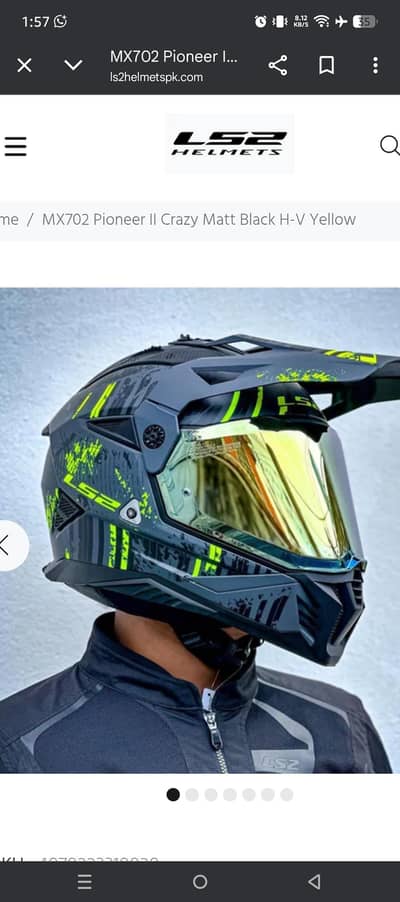 LS2 POINER 2 MOTOCROSS HELMATE DIRT