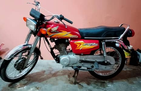 HONDA CG 125 2021 karachi number  full original  jeniun