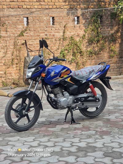 honda cb125 blue