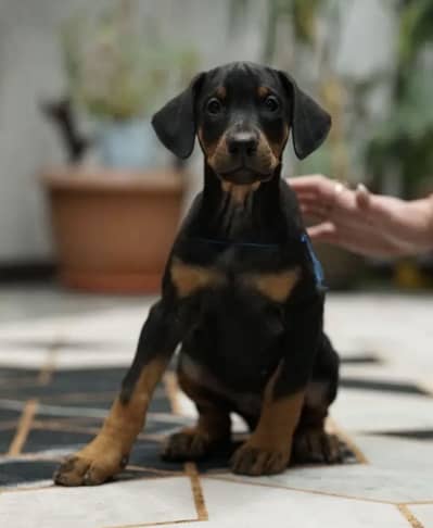Doberman female puppy