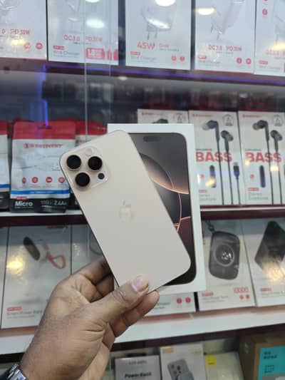 iPhone 16 Pro Max  256gb Pta Approved 99% battery Box available