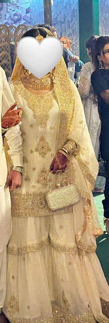 Garara nikah dress only one time wearing