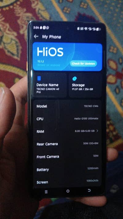 tecno camon 40 pro 8/256