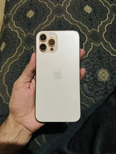 Iphone 12 pro max 256gb golden dual sim pta aproved