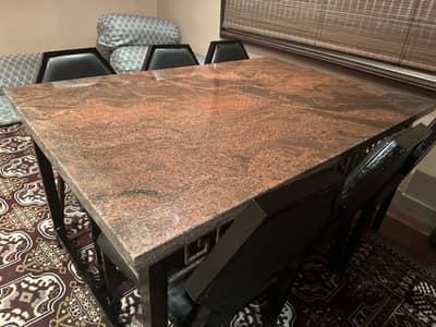 Dining Table with 6 chairs