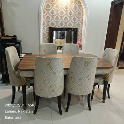 6 person dinning table