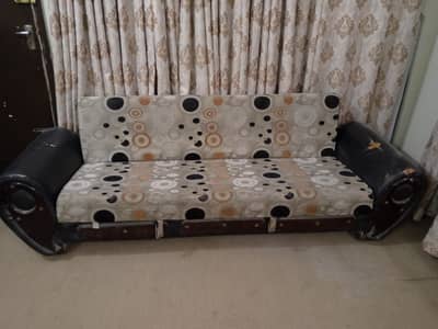 Sofa Cum Bed for Sale – 8/10 condition | Solid Frame
