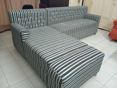  URGENT SALE: Custom L-Shaped Sofa at HALF PRICE! 
