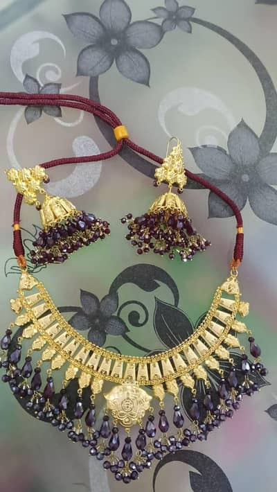 gold plated jewelry set