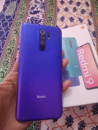 Redmi 9 with box 3/32