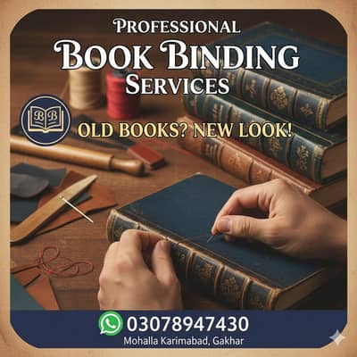 Books and Other Documents Binding Services Available