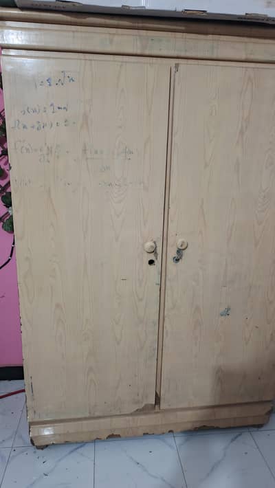 used wood heavy cupboard