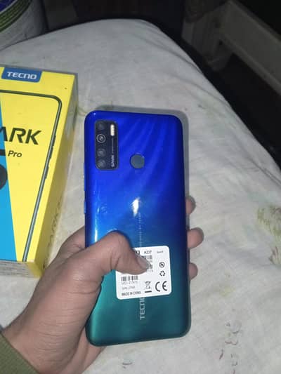 tecno spark 5pro  with box 4.64