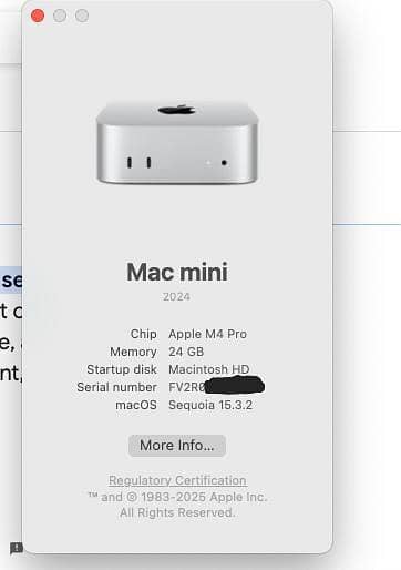 Mac Mini M4 pro 3