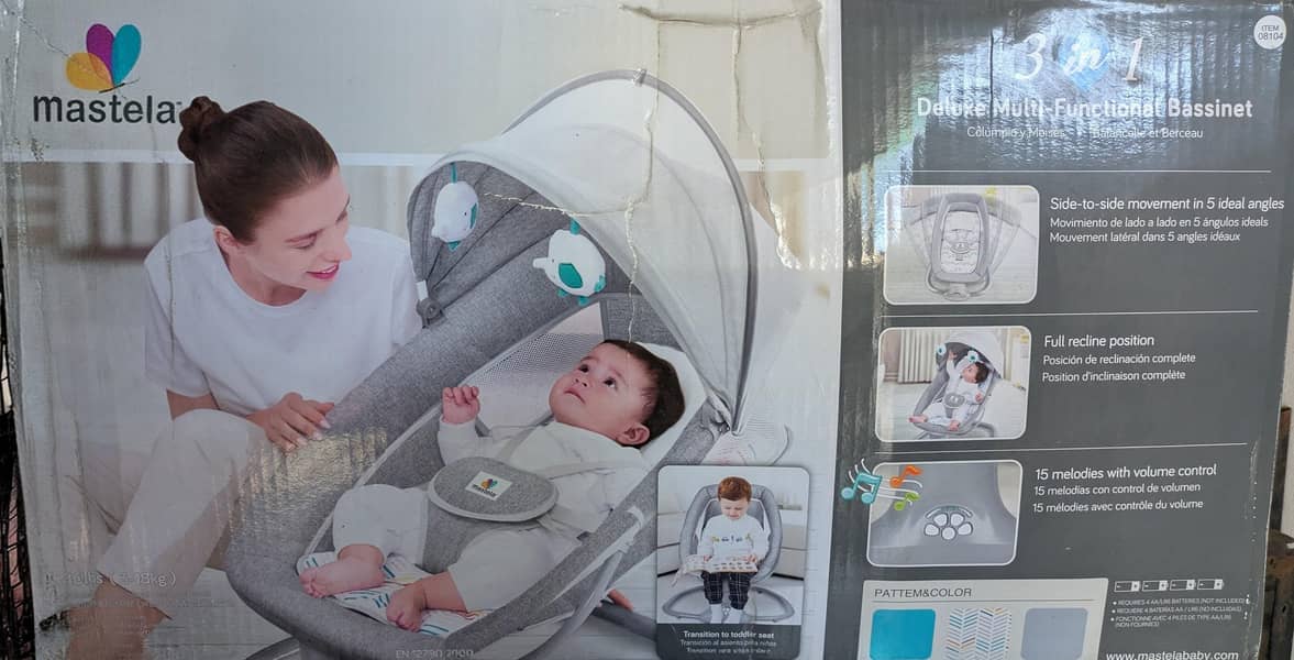 deluxe multi function bassinet 0