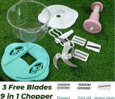 9-in-1 Vegetable Chopper Pro - Slicer, Dicer, Grater & More